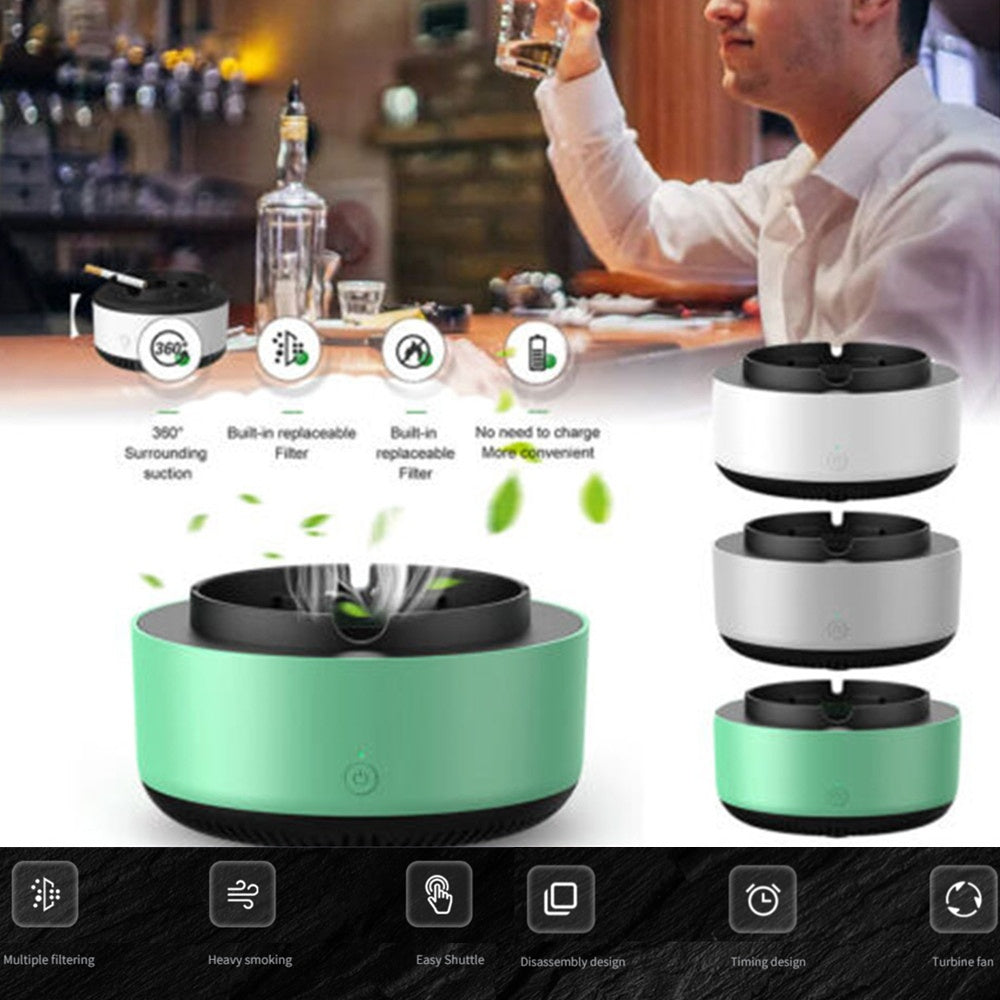 SMOGONE© Smoke Removal Air Purification Ashtray